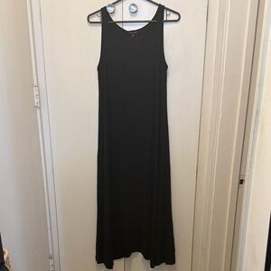 Eileen Fisher Classic Black Maxi Dress
